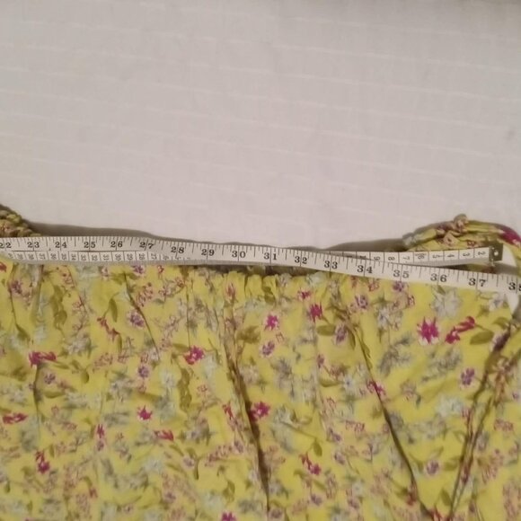 Handmade cotton chiffon skirt with tie belt, stretch waist - Picture 9 of 9